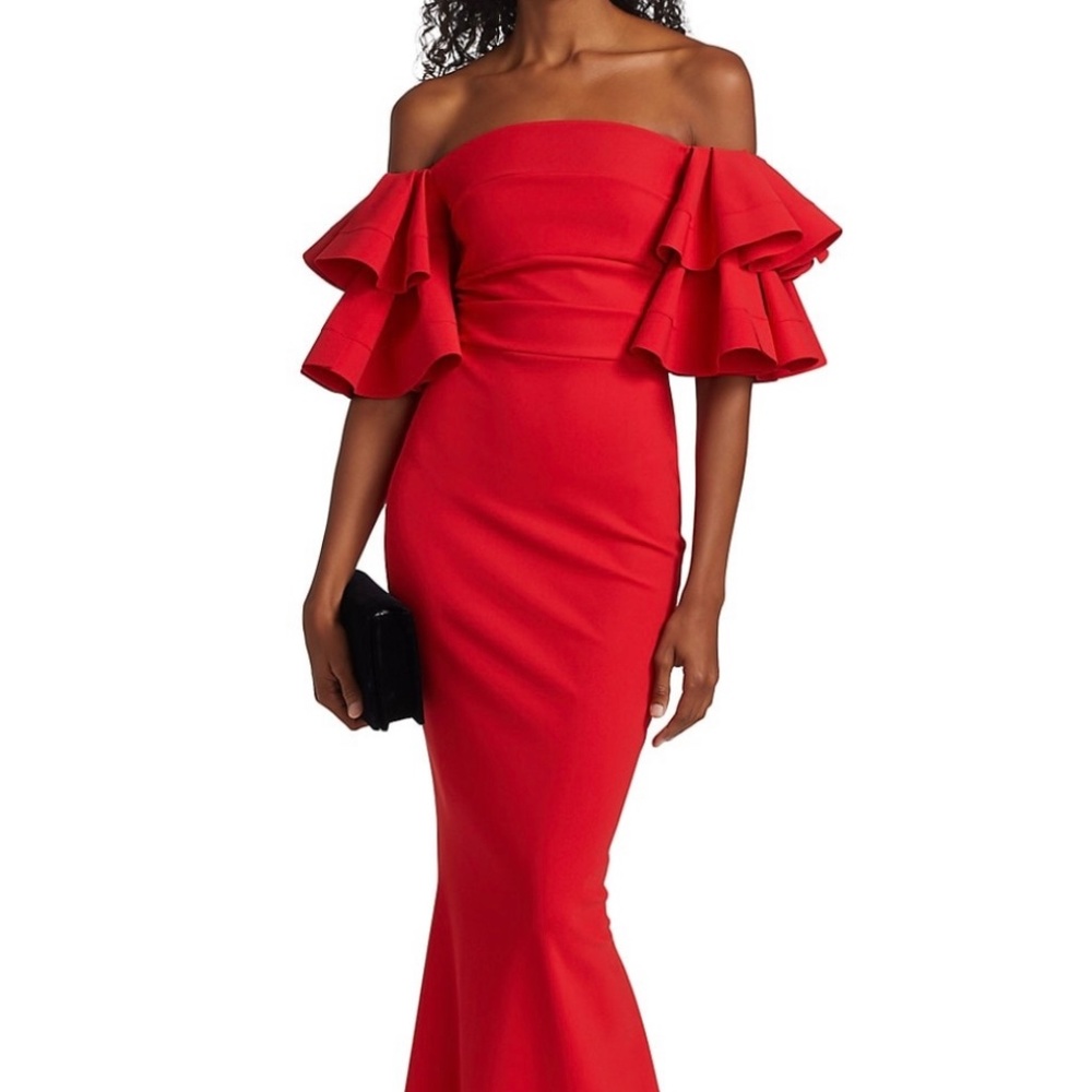 Chiara Boni La Petite Robe Parvati Off the Shoulder Gown